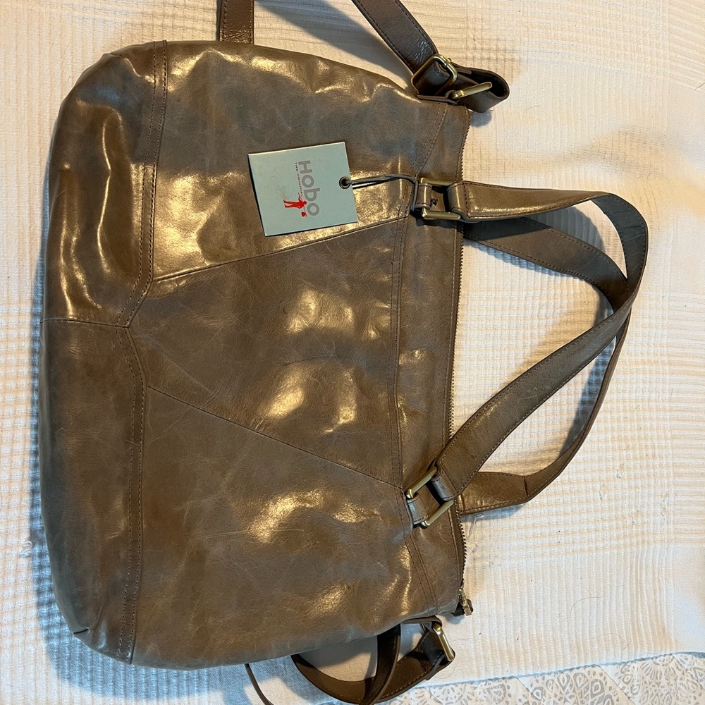Hobo Women's Gray Leather Bag